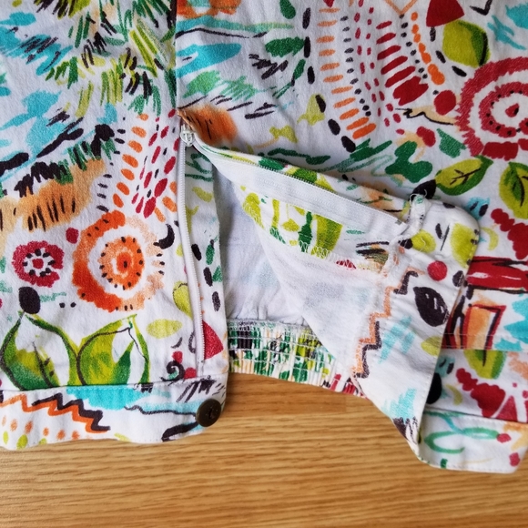 SeaSuns high waisted tropical print bermuda shorts XL - Picture 6 of 12